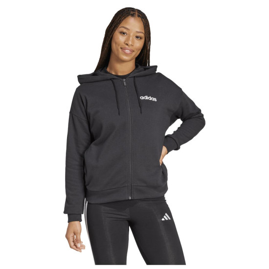 Adidas Γυναικεία ζακέτα Essentials Linear Full-Zip French Terry Hoodie Adidas Γυναικεία ζακέτα Essentials Linear Full-Zip French Terry Hoodie